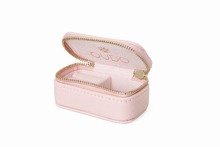 Qudo Baby Pink Mini Jewellery Box